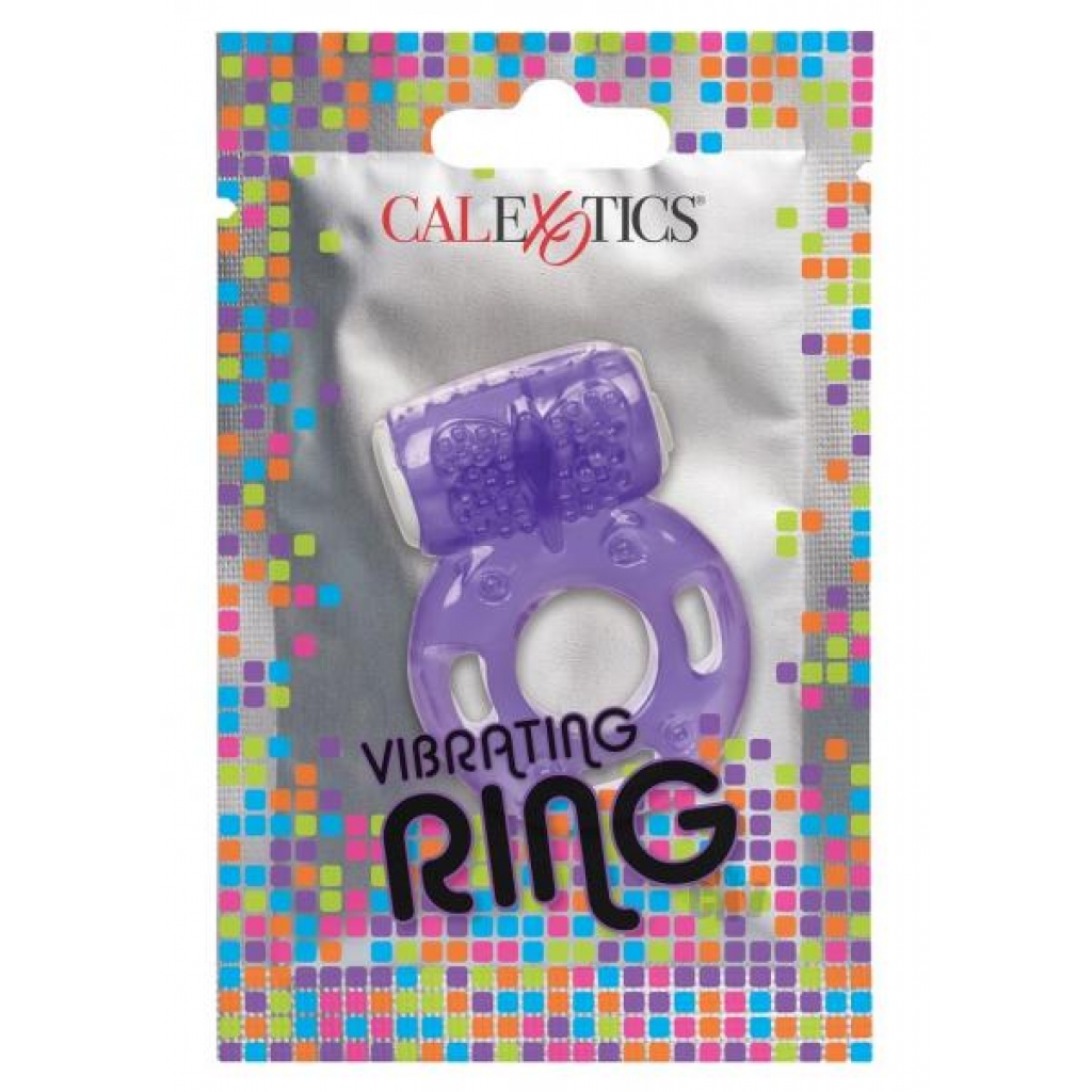 Foil Pack Vibrating Ring - Purple