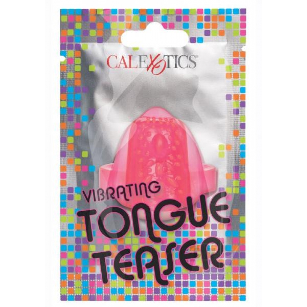 Foil Pk Vibrate Tongue Teaser in Pink