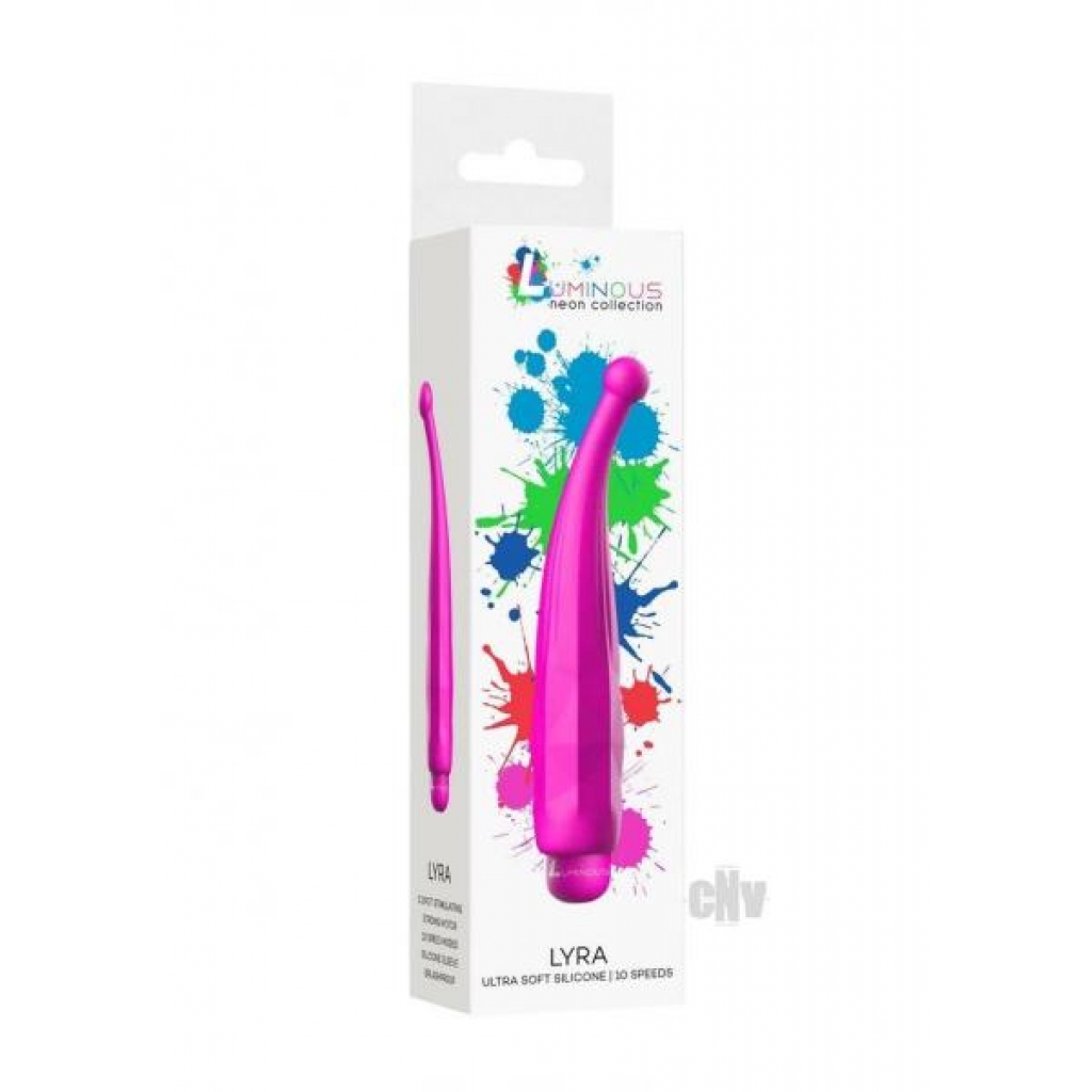 Luminous Lyra Bullet Vibrator - Fuchsia Pink