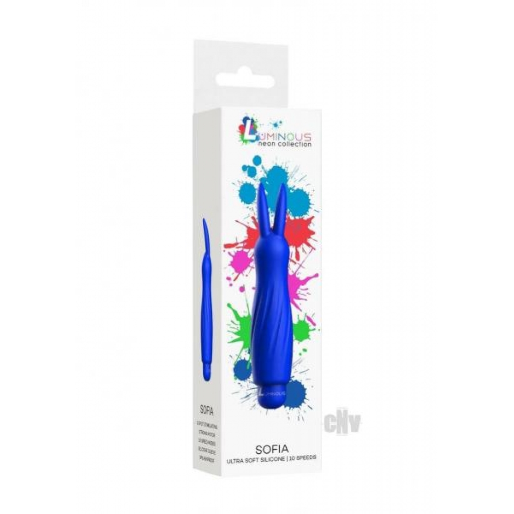 Luminous Sofia Vibrating Bullet - Blue