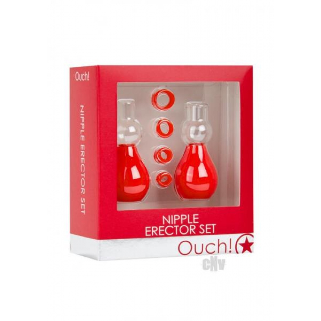 Ouch Nipple Erector Set - Red