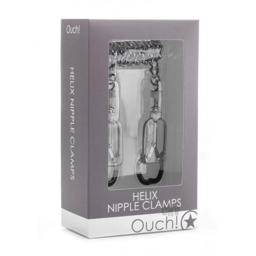 Ouch! Helix Metal Nipple Clamps - Silver