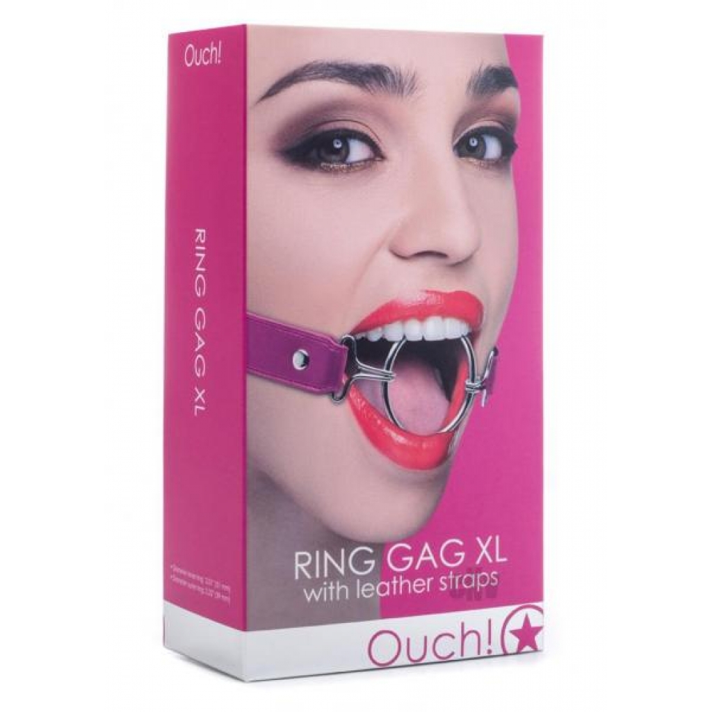 Ouch Ring Gag - XL Pink