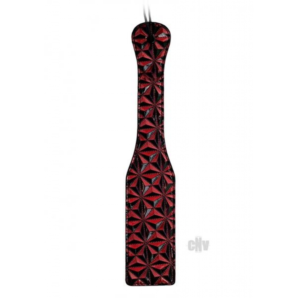 Ouch Luxury Paddle - Burgundy Red