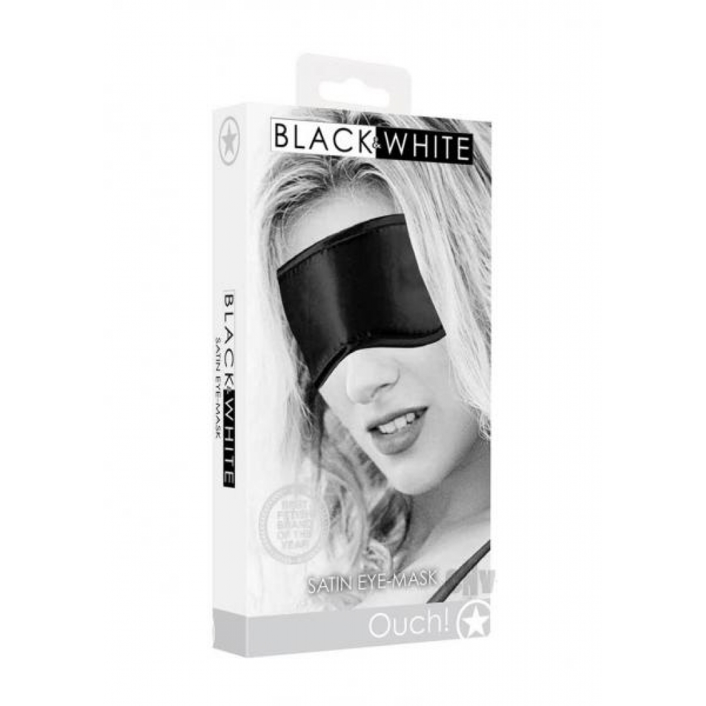 Ouch Satin Eye Mask - Black