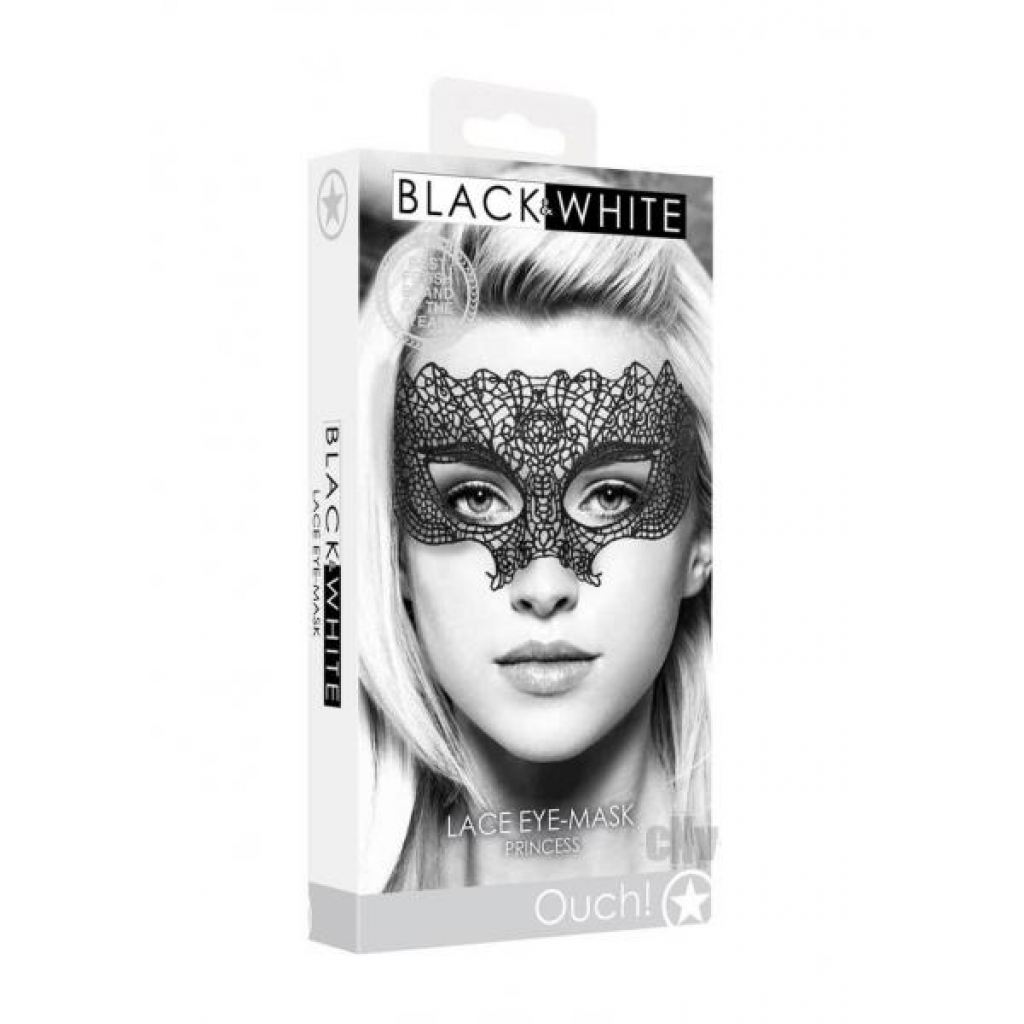 Ouch Lace Eye Mask Princess Black