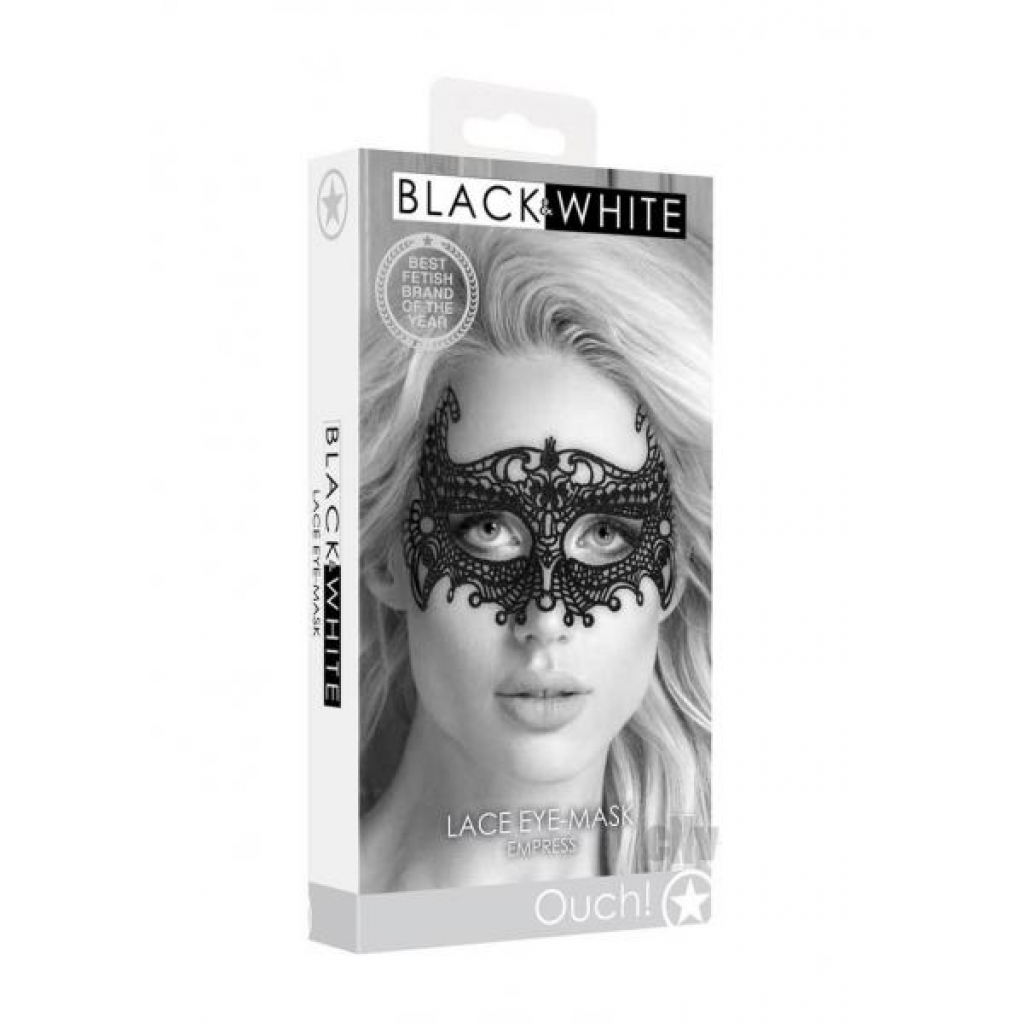 Ouch Lace Eye Mask Empress - Black