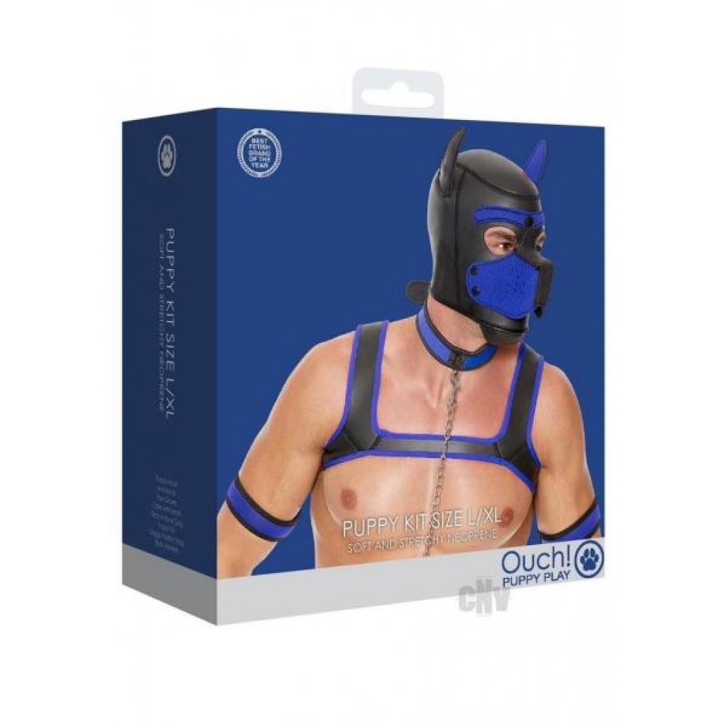 Ouch Neoprene Puppy Kit L/XL Blue