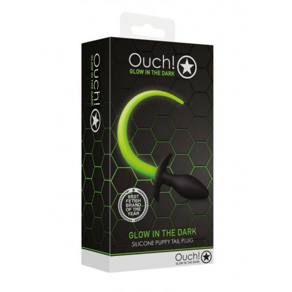 Ouch Puppy Tail Plug – Glow in the Dark