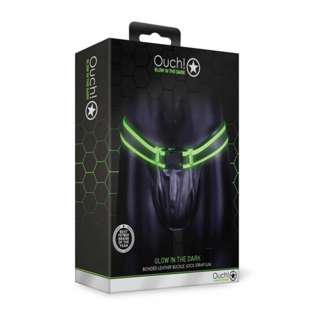 Ouch Buckle Jock Strap - Metal - Gitd S/M