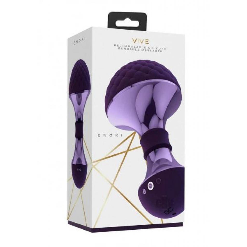 Vive Enoki Bendable Massager in Purple