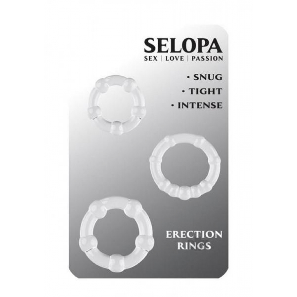 Selopa Erection Rings - Clear