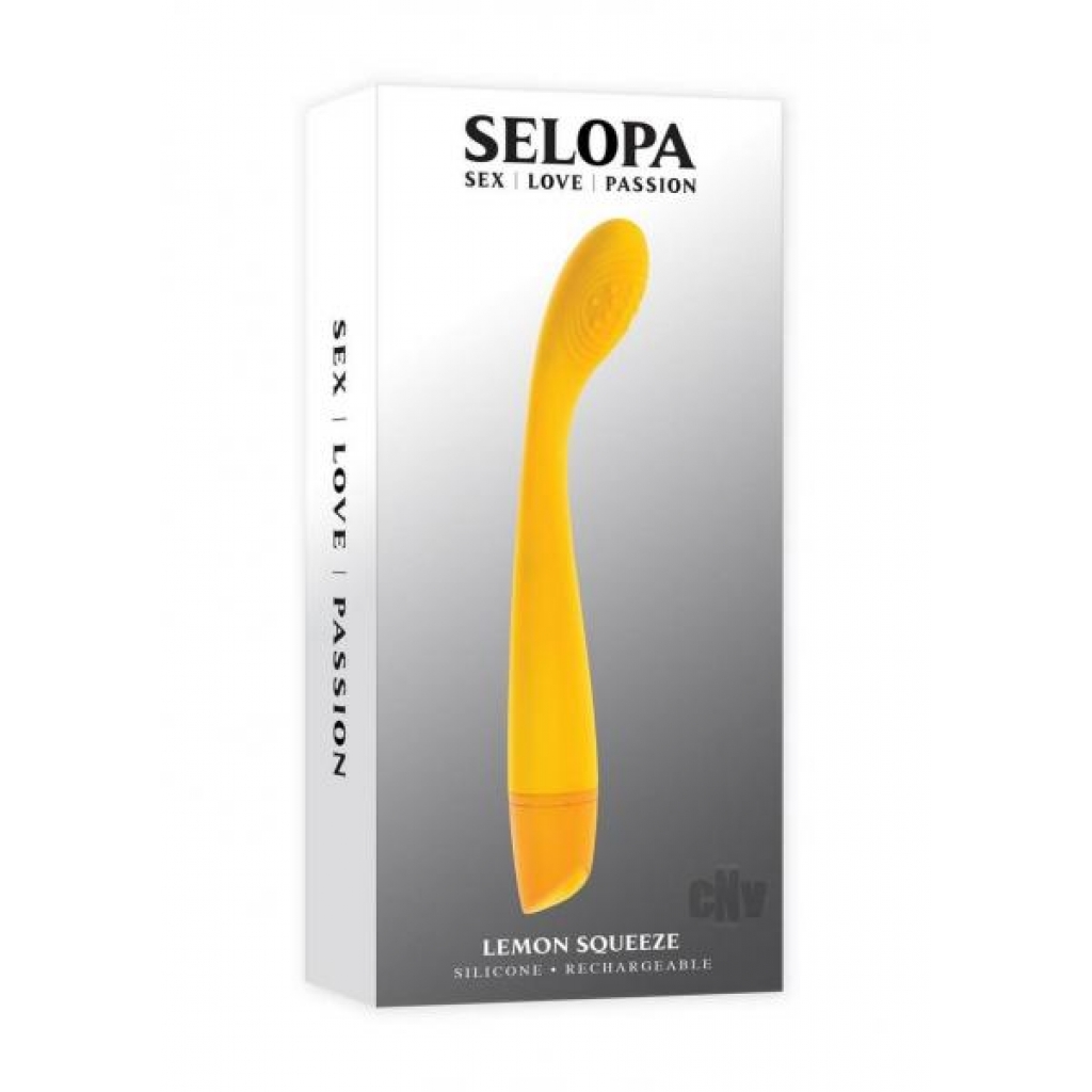 Selopa Lemon Squeeze Vibrator - Yellow