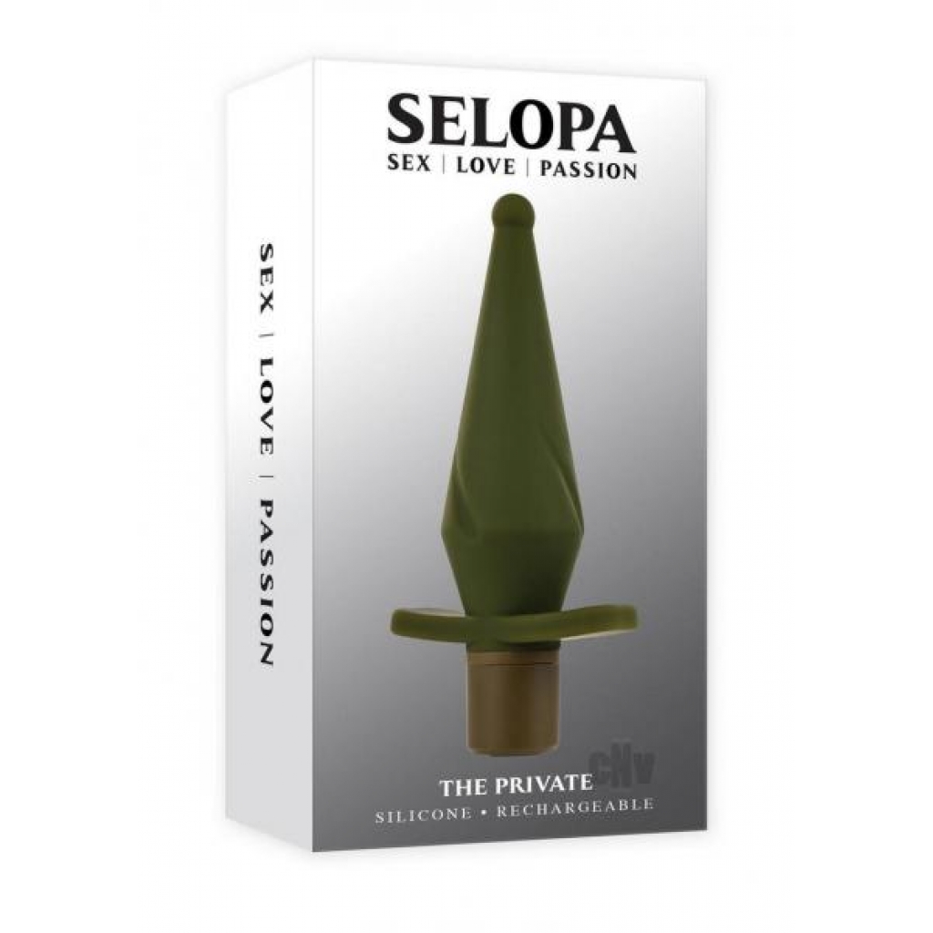 Selopa The Private Green - Vibrating Plug