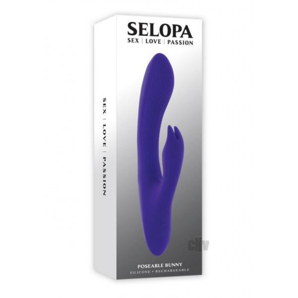 Selopa Poseable Bunny - Purple