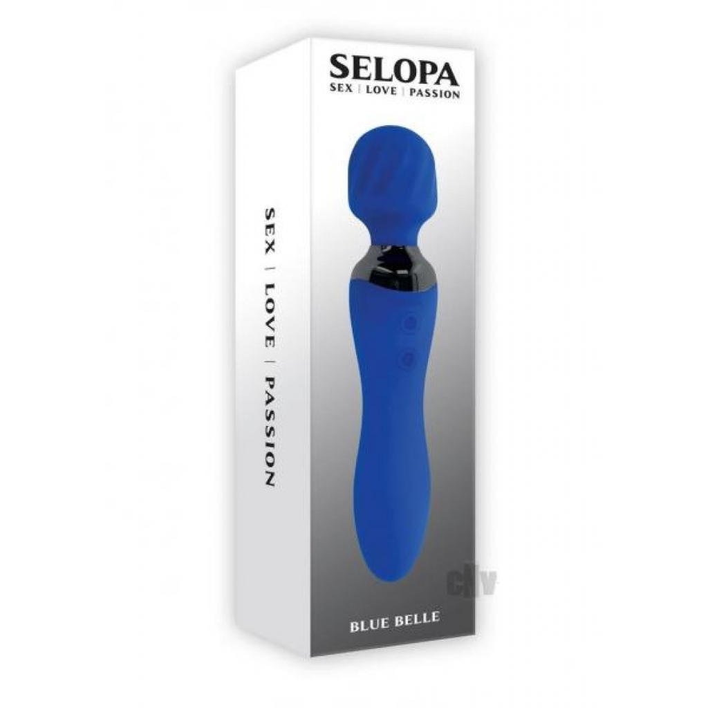 Stylish Double-Ended Vibrator - Blue Belle