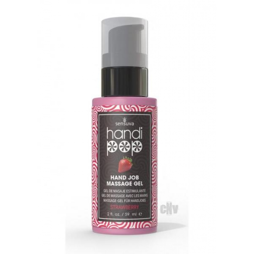 Handipop Strawberry Massage Gel - 2oz