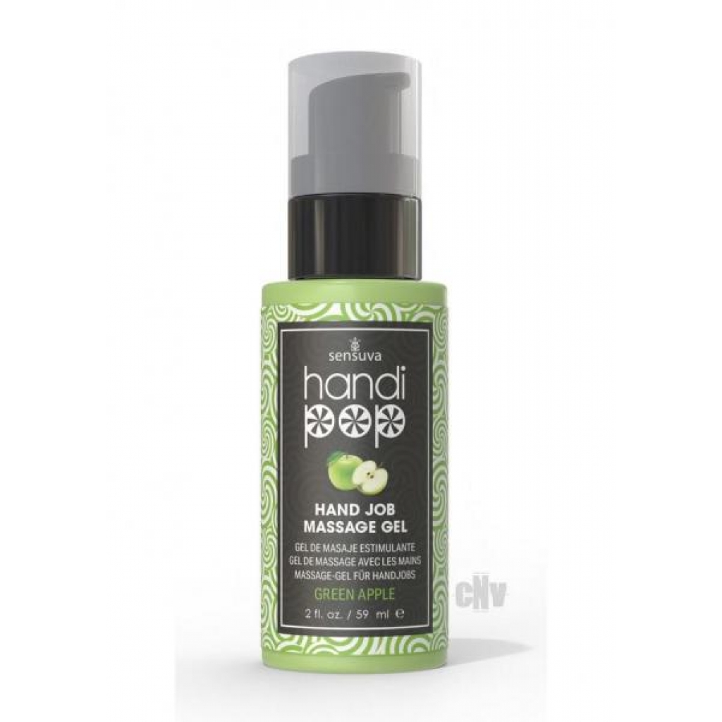 Handipop Massage Gel - Green Apple - 2oz