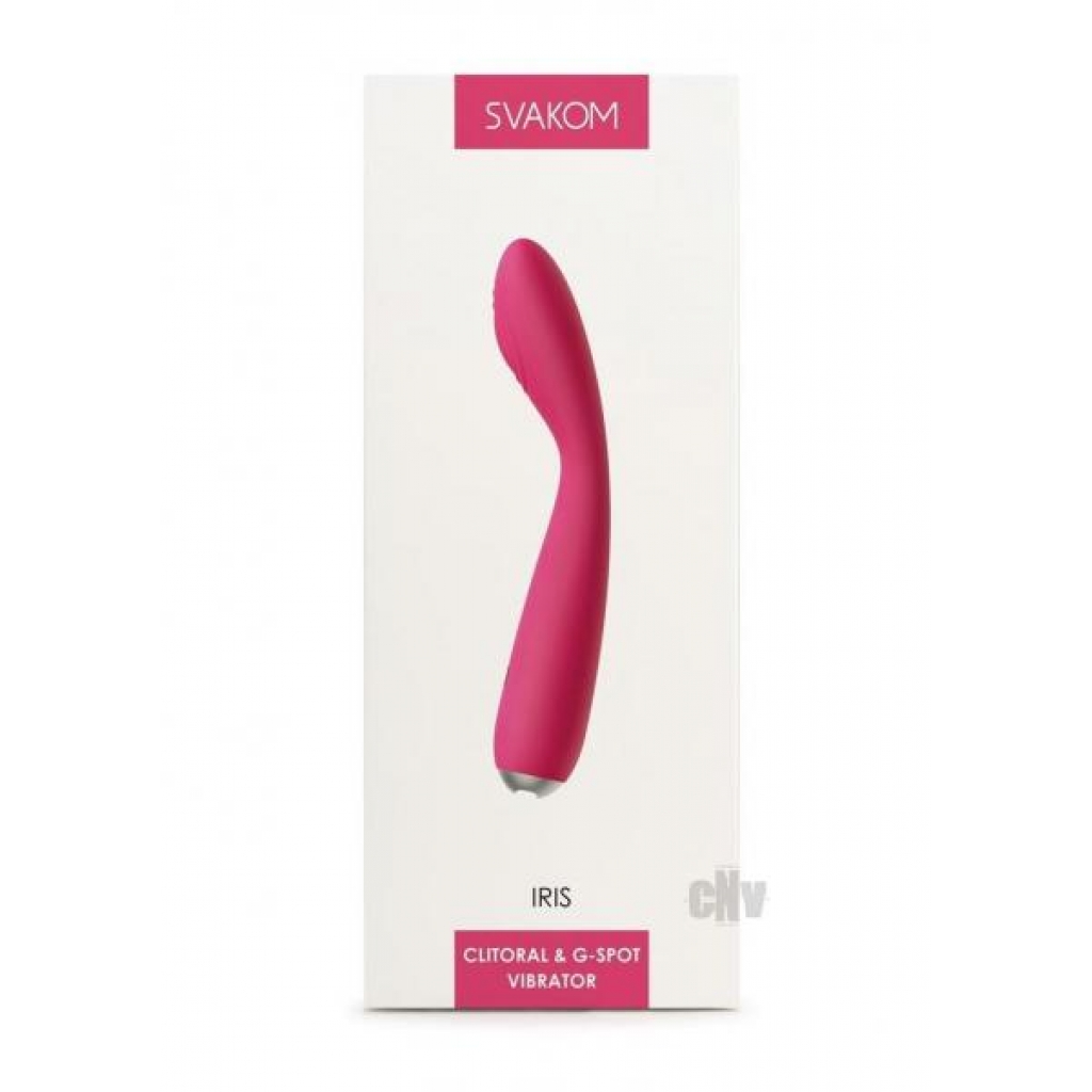 Svakom Iris - Pink/Silver G-Spot Vibrator