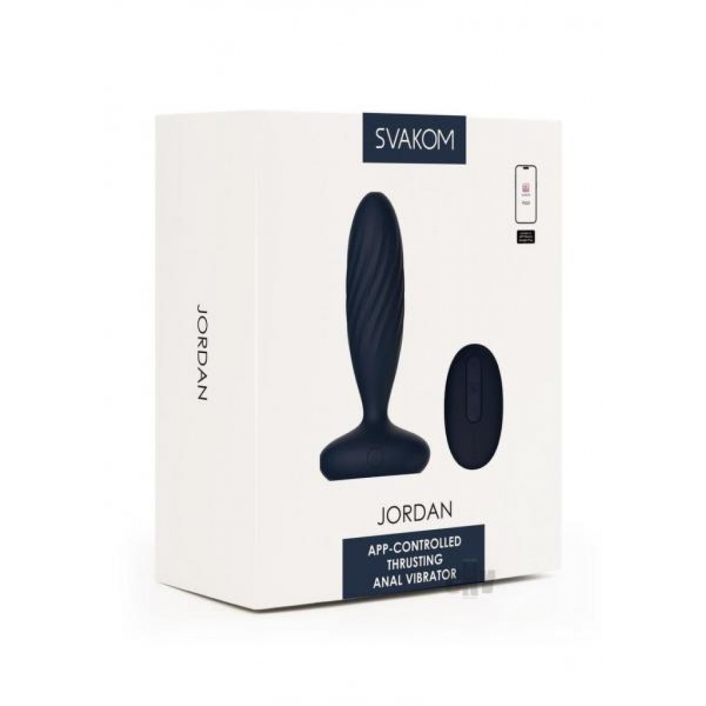 Jordan App-Controlled Thrusting Anal Vibrator