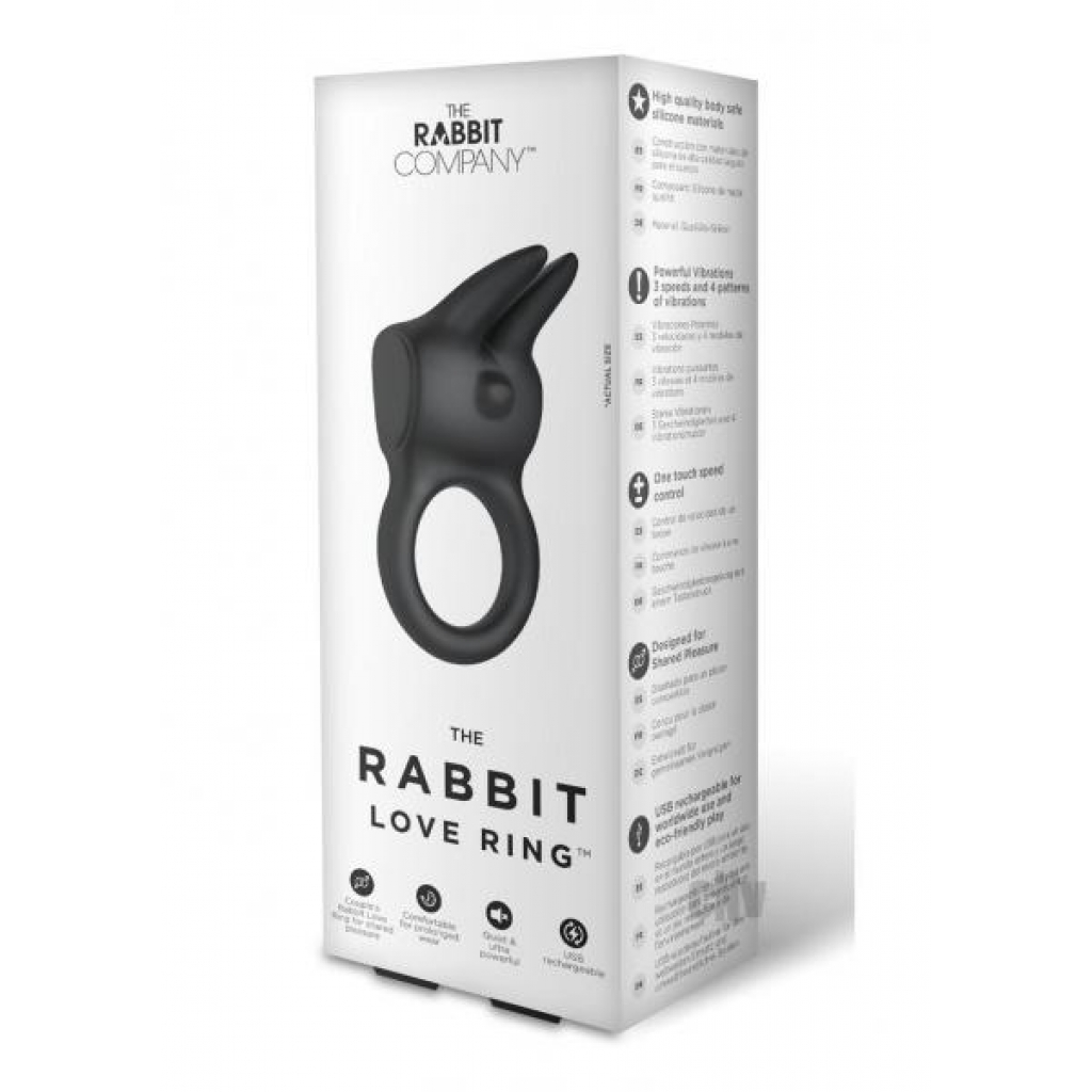 The Rabbit Love Ring – Black