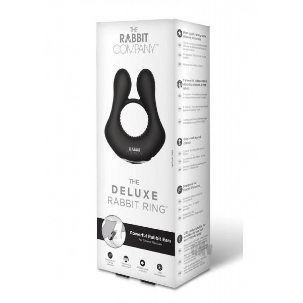 The Deluxe Rabbit Ring - Black