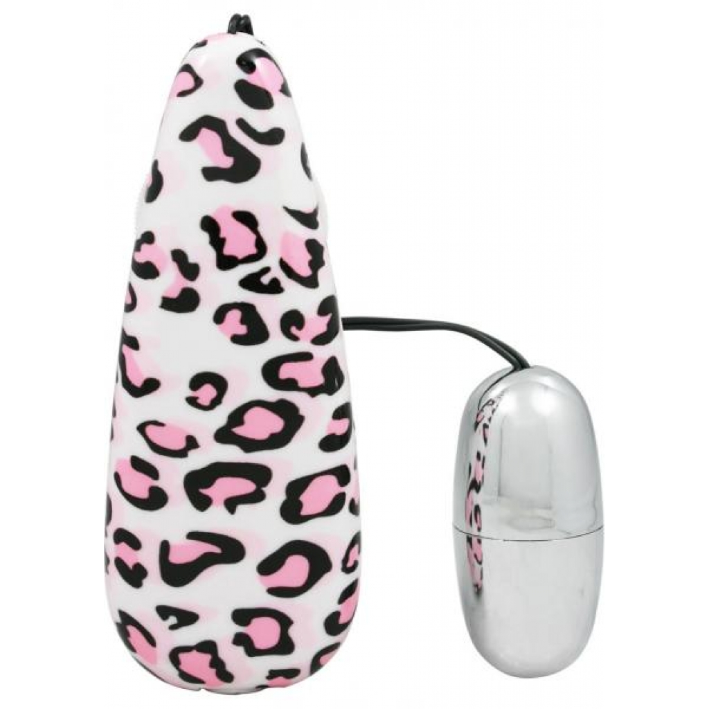 Primal Instinct Remote Control Bullet - Leopard Print Pink