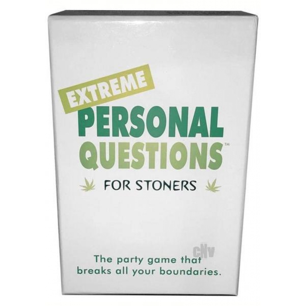 Extreme Personal Questions for Stoners Game