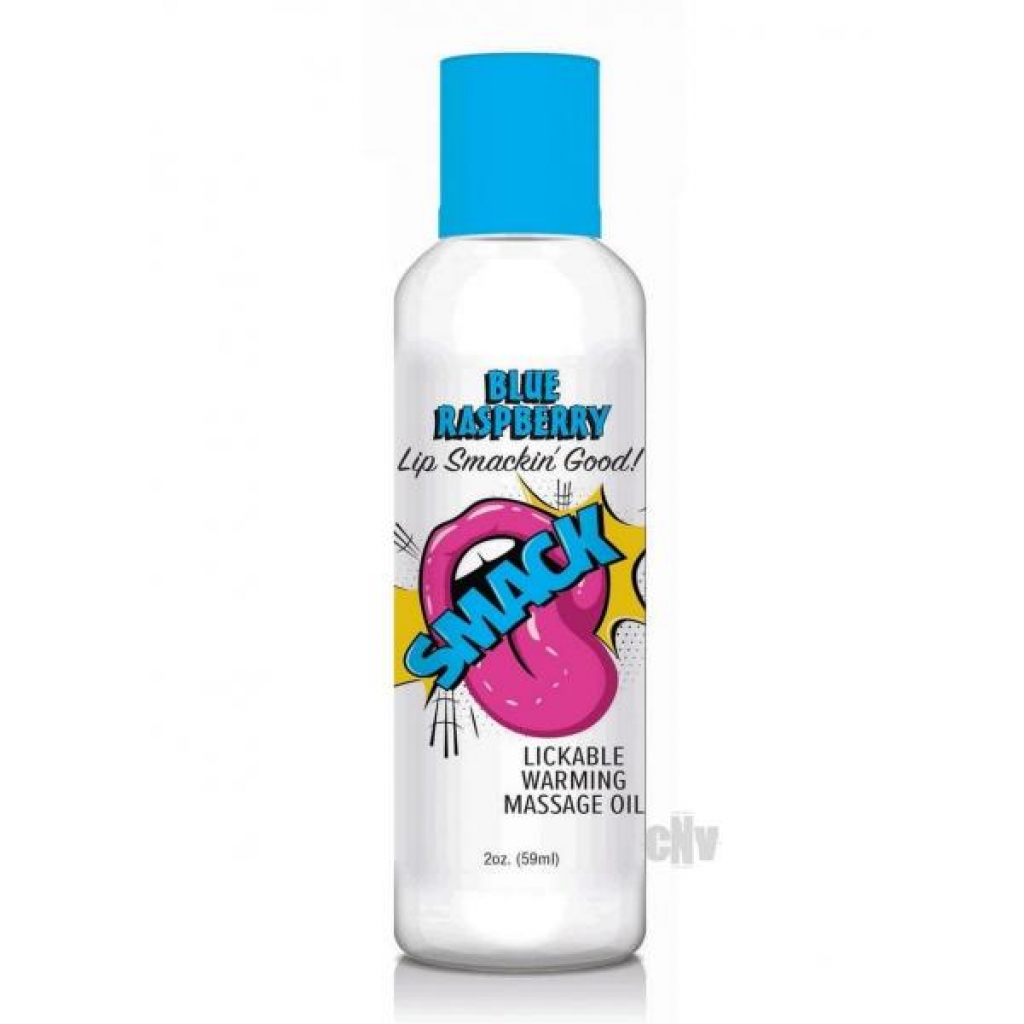 Smack Massage Oil - Blue Raspberry 2oz