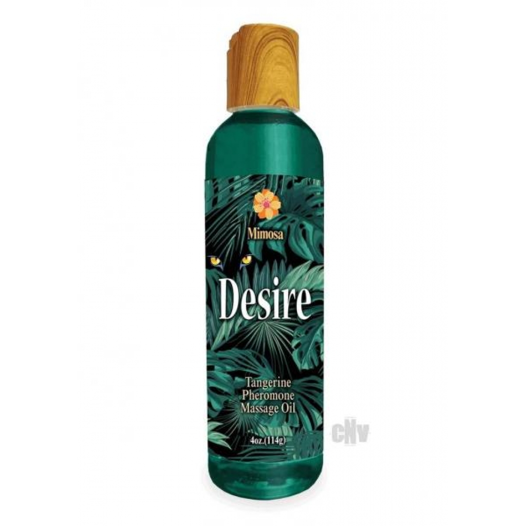 Desire Tangerine Pheromone Massage Oil 4oz