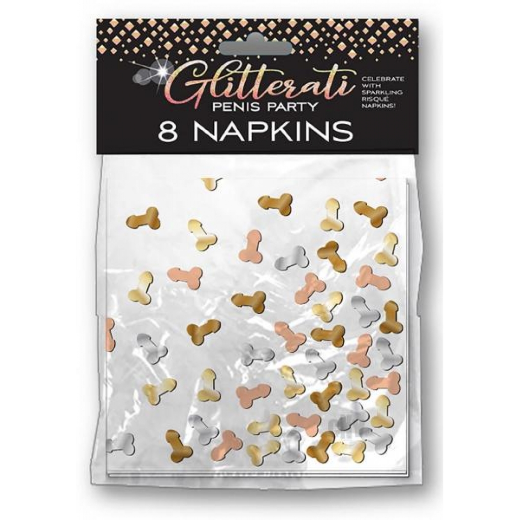 Glitterati Napkins - 8 Pack