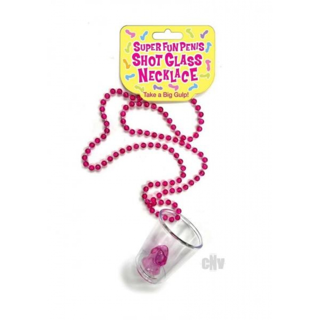 Super Fun Penis Shot Glass Necklace