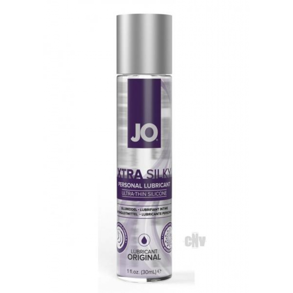 JO Xtra Silky Thin Silicone Lubricant - 1oz