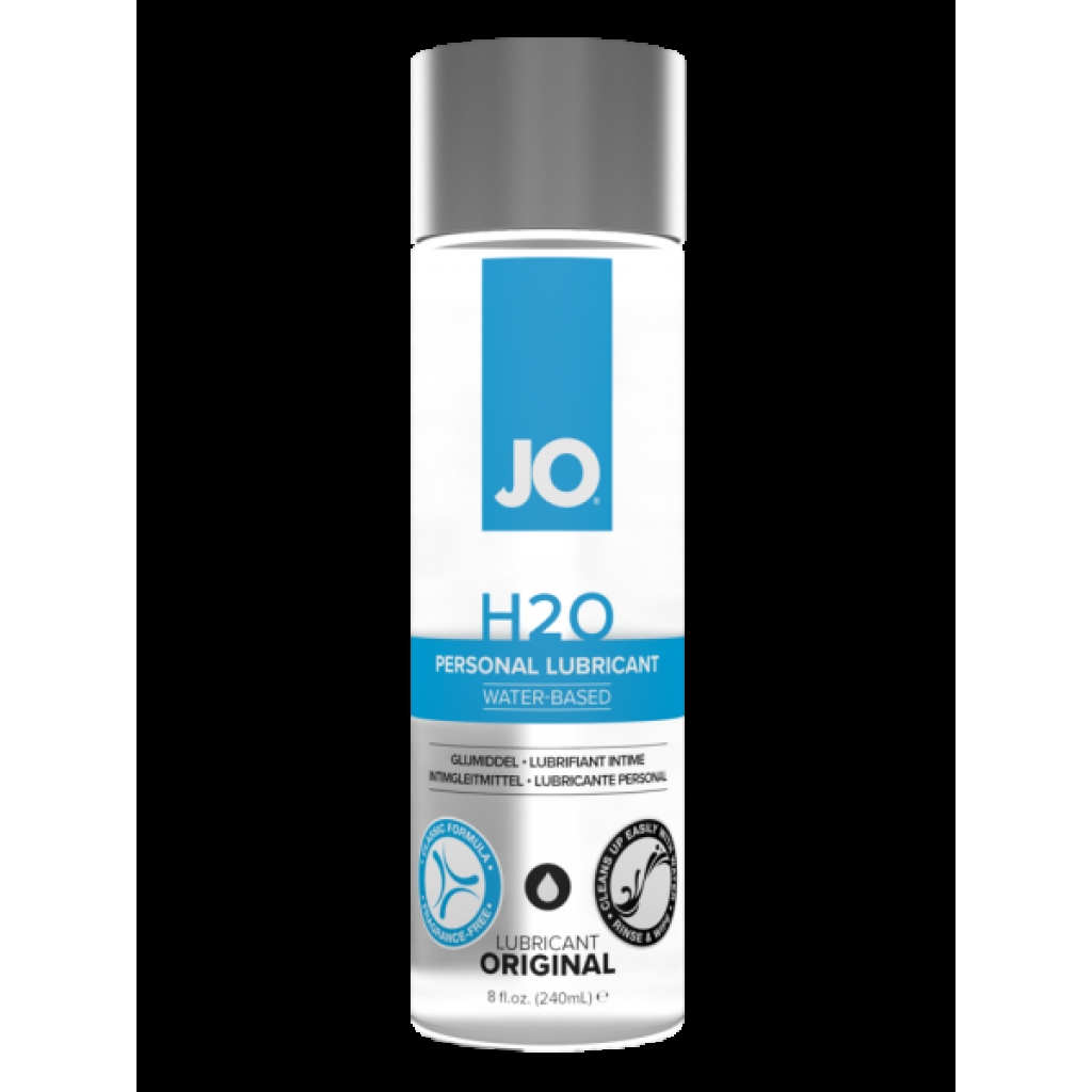 Jo H2O Water-Based Lubricant - 8 oz Clear