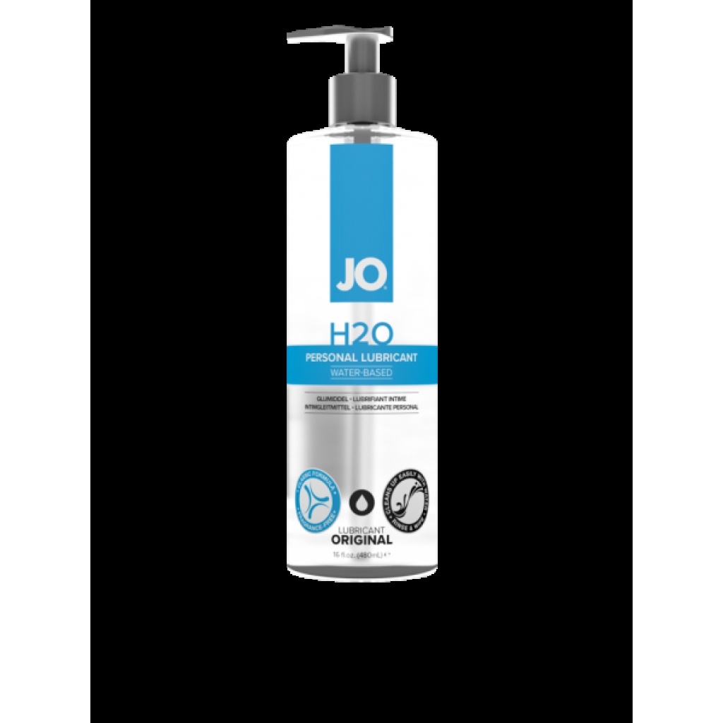 Jo H2O Water Based Lubricant - 16 oz Clear