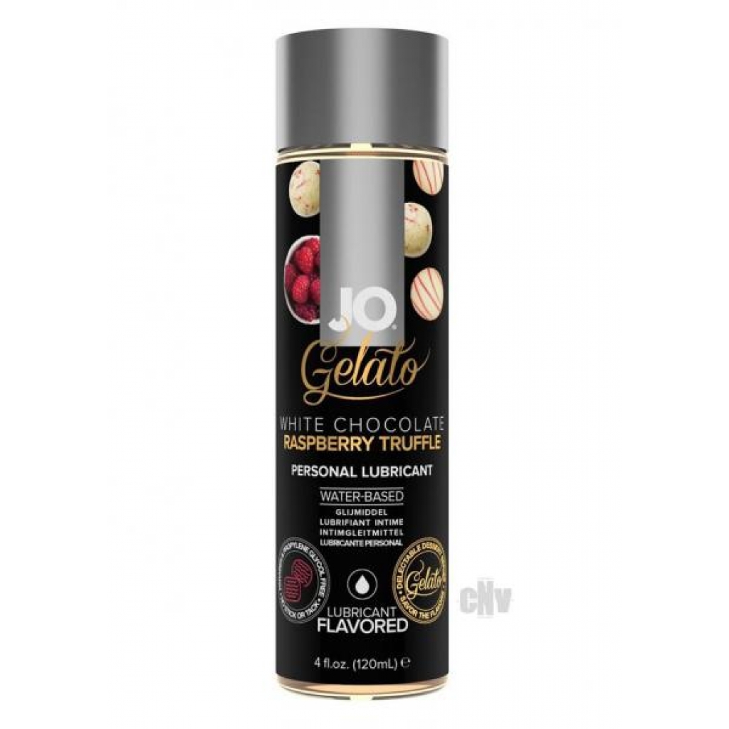 JO Gelato Flavored Lube - White Chocolate Raspberry 4oz