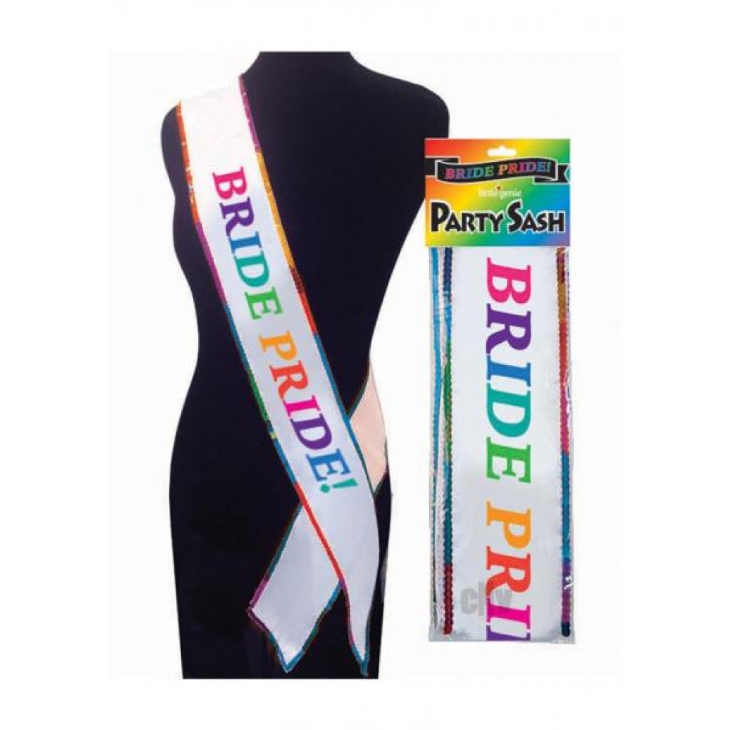 Stylish Bride Pride Sash for Celebrations