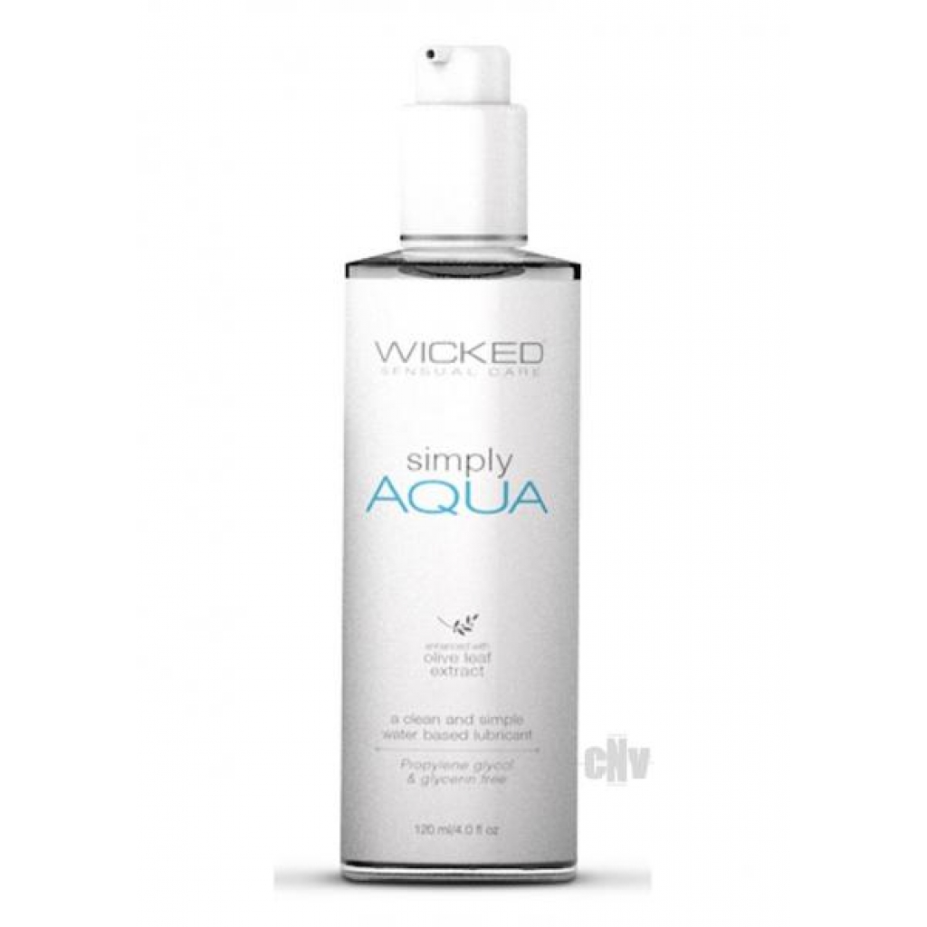 Wicked Simply Aqua Lubricant - 4 Fluid Ounces