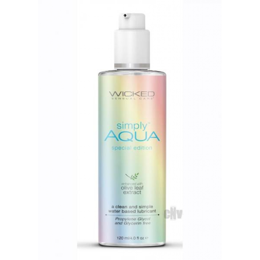 Simply Aqua Special Edition Water-Based Lubricant 4oz