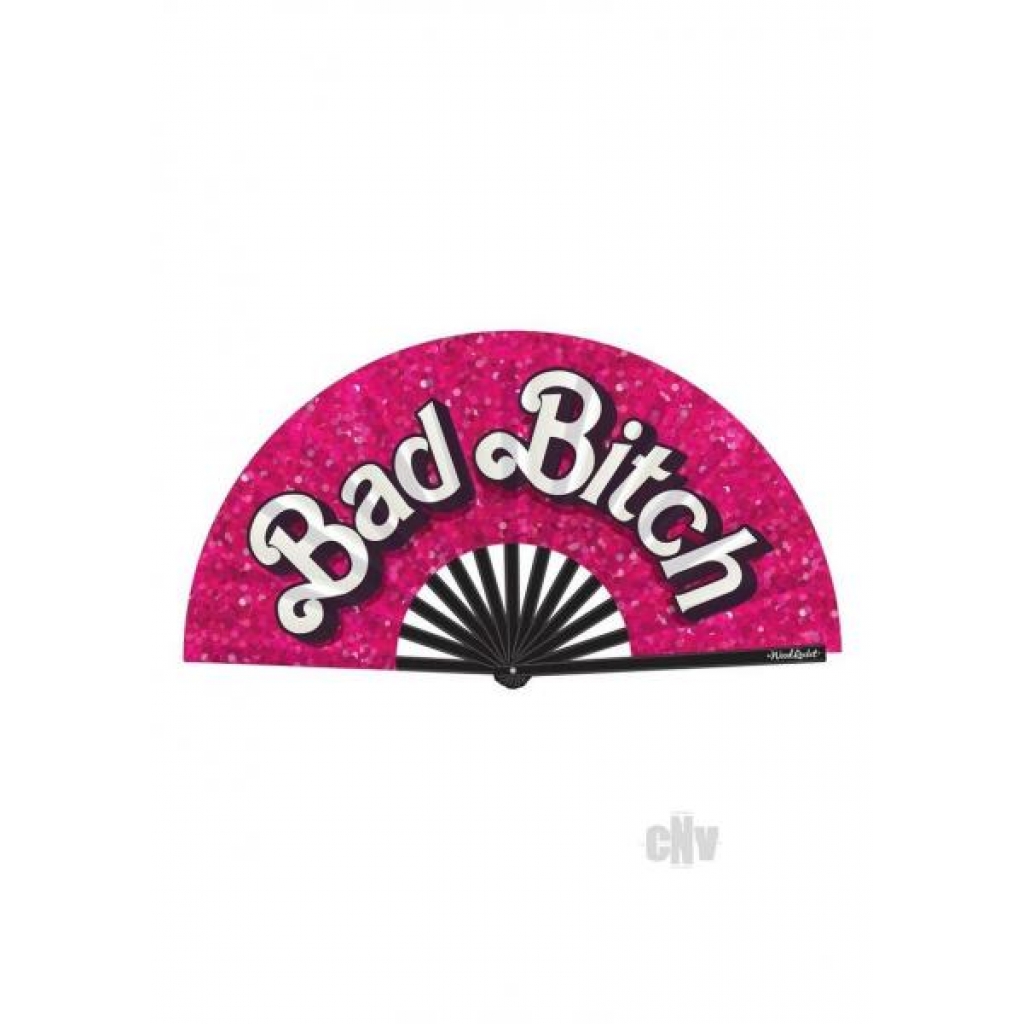 Bad Bitch Large Folding Hand Fan