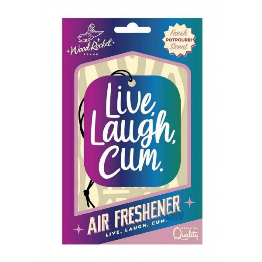 Live Laugh Cum Air Freshener