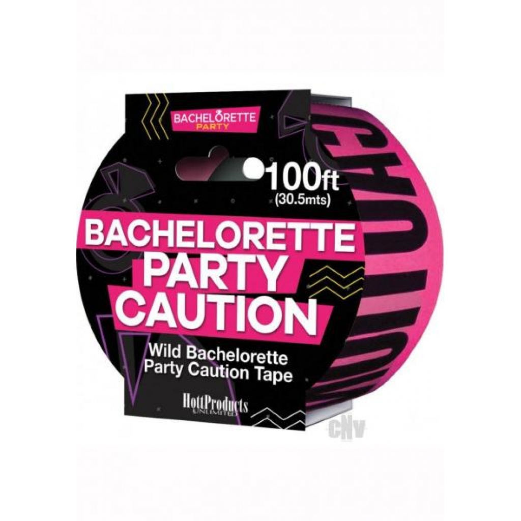 Bachelorette Party Caution Tape - Pink/Black