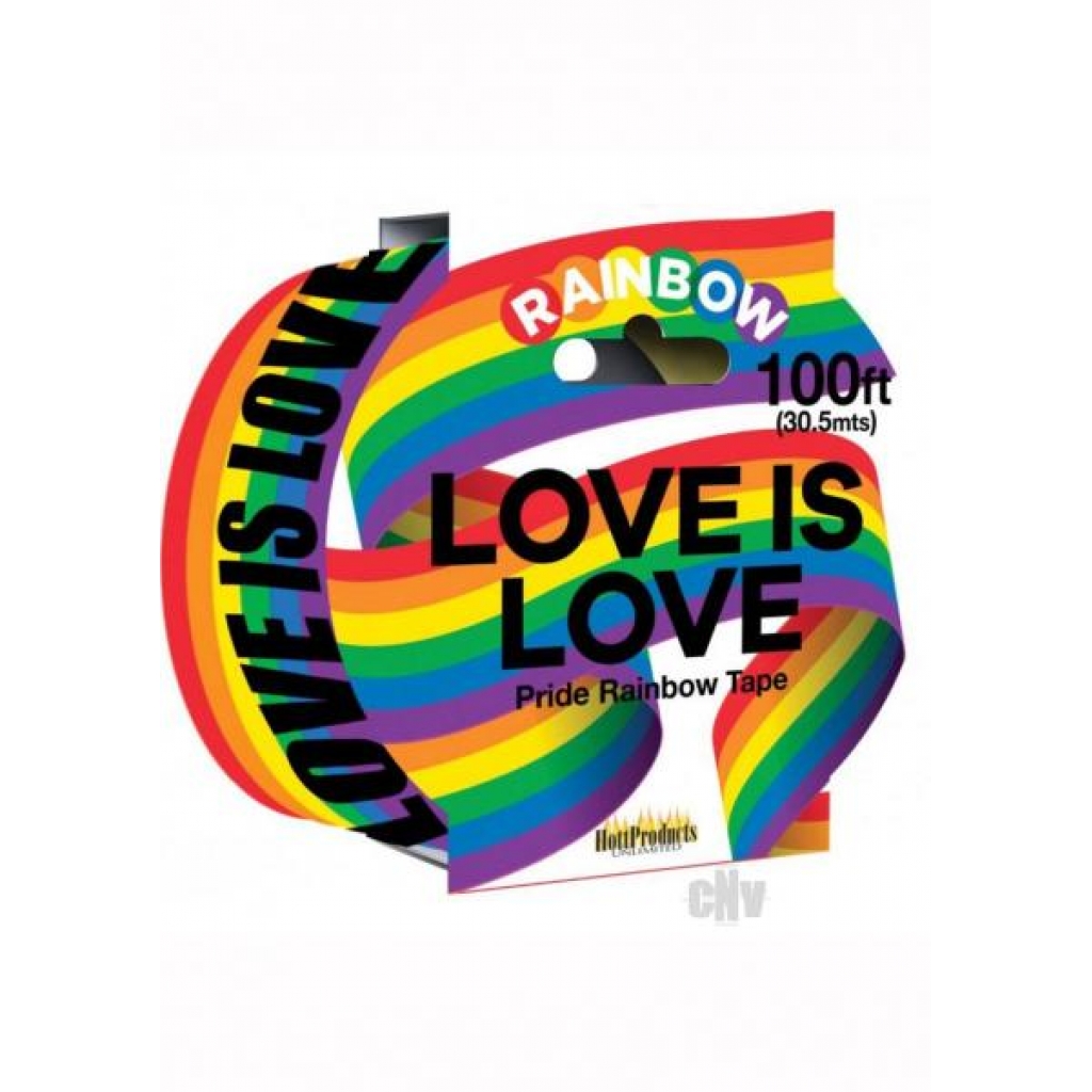 Rainbow Caution Tape - Love Is Love Theme