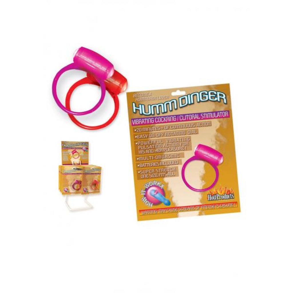 Humm Dinger Vibrating Cockring - Purple