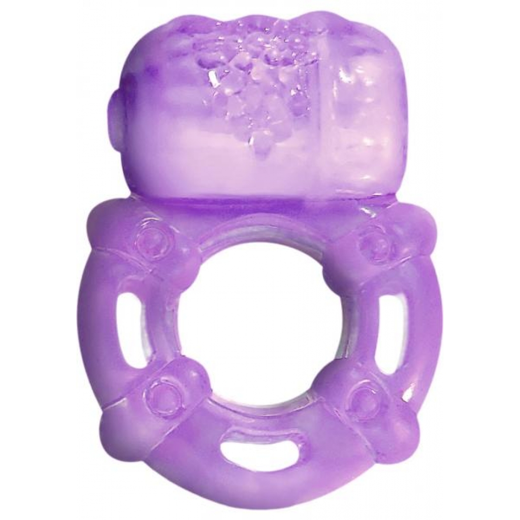 Super Stud Orgasmic Vibrating Silicone Cock Ring - Waterproof