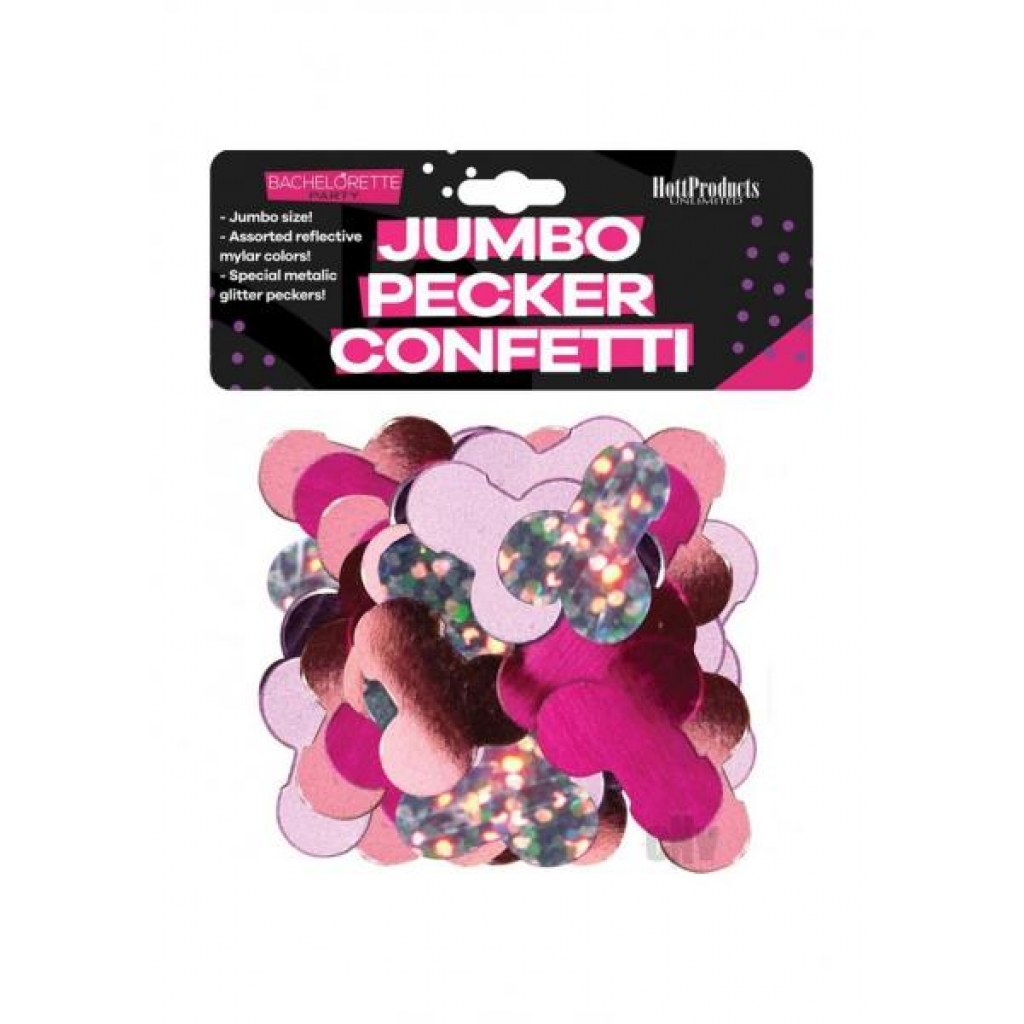 Jumbo Mylar Pecker Party Confetti