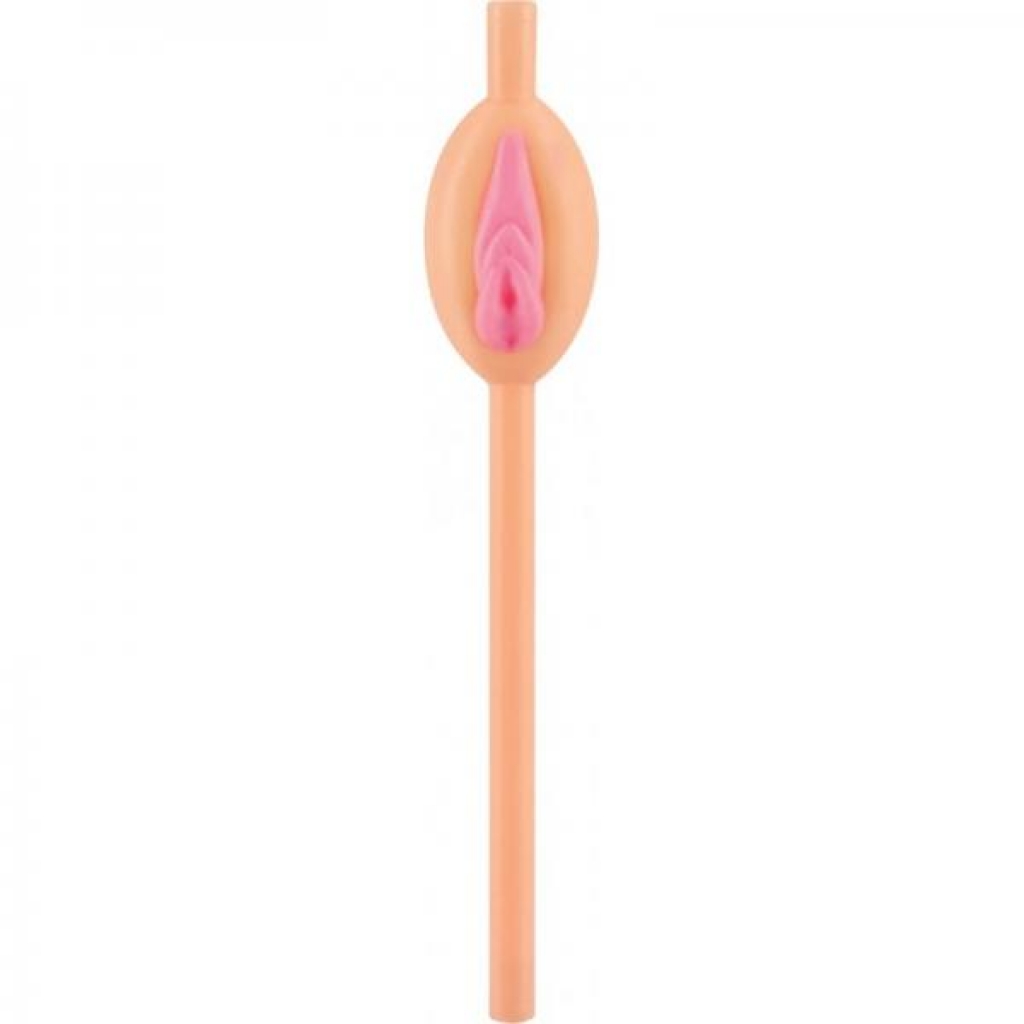 Pussy Straws - 8 Count Pink Beige