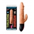 Skinsations Cumquake Thrusting Warming Dildo - Beige