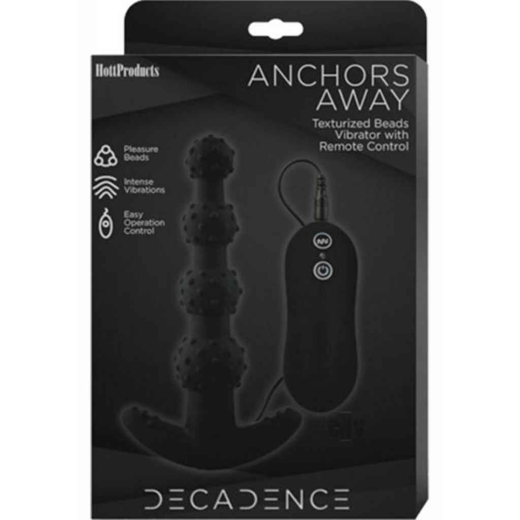 Anchors Away Vibrating Plug - Black