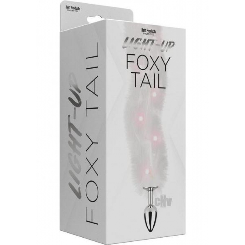 Foxy Tail Butt Plug White